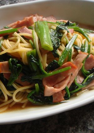 ほうれん草とベーコンのパスタby旨かたれ-レシピのメイン写真