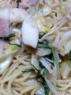 春キャベツのパスタ ペペロンチーノ-レシピのメイン写真