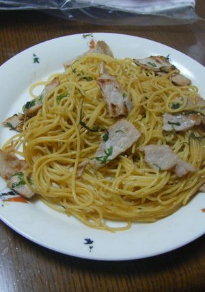 和風ごま醤油パスタ(´∀｀*)ｳﾌﾌ-レシピのメイン写真