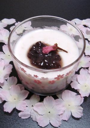 小豆のミルクかん-レシピのメイン写真
