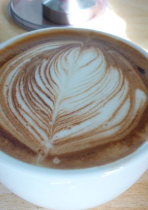 【ラテアート】カフェラテ【ロゼッタ】-レシピのメイン写真