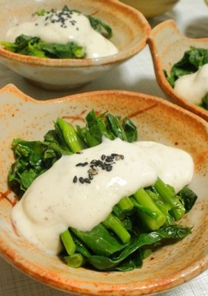 菜の花の豆腐ソース和え-レシピのメイン写真