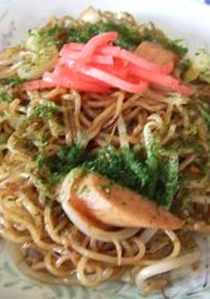 鍋に張り付かせない焼きソバの作り方-レシピのメイン写真