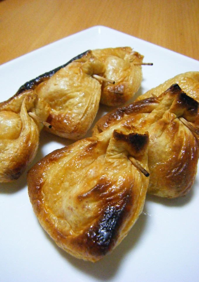 ＊明太もちーずの巾着焼き＊-レシピのメイン写真