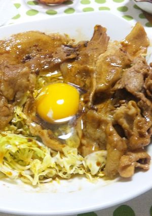 キャベツを食べよう♪豚肉のたまり焼き-レシピのメイン写真