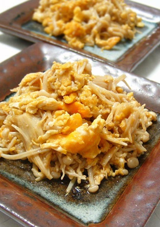 エノキと卵炒め♪中濃ソース味-レシピのメイン写真