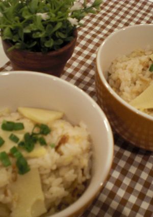 COCO♡圧力鍋でタケノコご飯　-レシピのメイン写真