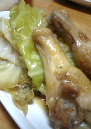 ☆キャベツ消費☆手羽元とキャベツ-レシピのメイン写真