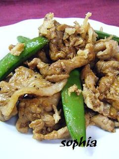 豚肉とスナップエンドウの醤油炒め★-レシピのメイン写真