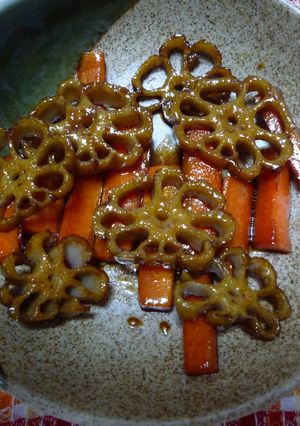 お花れんこんの照り焼きステーキ-レシピのメイン写真