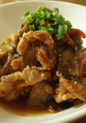 豚肉となすのトマト味噌炒め-レシピのメイン写真