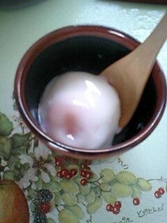 ★レンジで1分温泉卵★-レシピのメイン写真