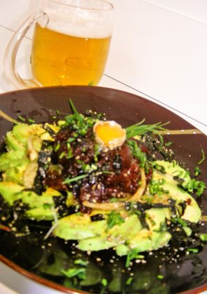 ビールがおいしい✿韓国風✿マグロのユッケ-レシピのメイン写真
