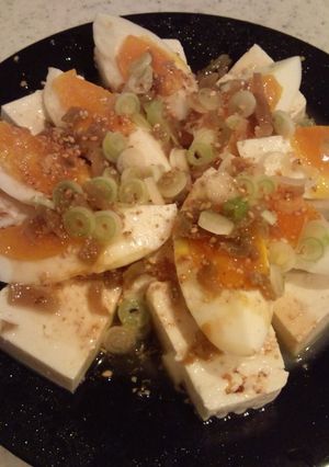 おつまみ★半熟茹で卵と豆腐でピータン風-レシピのメイン写真