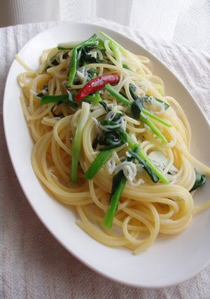 しらすと万能ねぎのパスタ-レシピのメイン写真