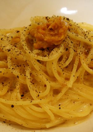 ウニどっさりチーズクリームパスタ　-レシピのメイン写真