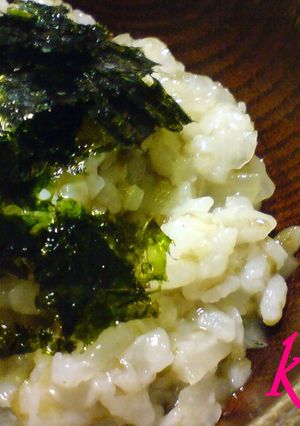 ノリ♪海苔♪おじや-レシピのメイン写真