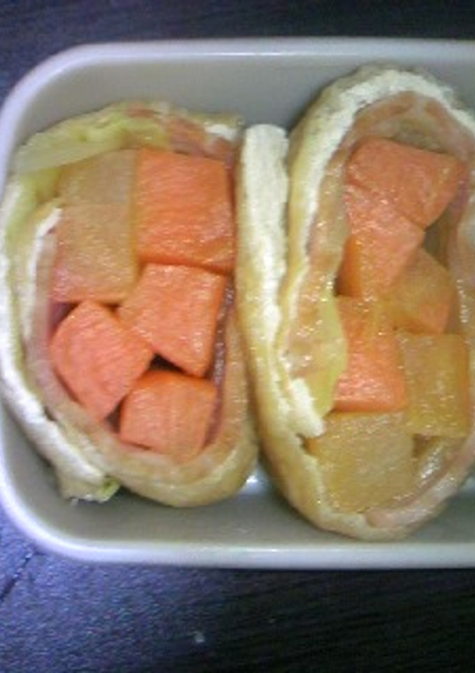 油揚げの野菜巻き-レシピのメイン写真