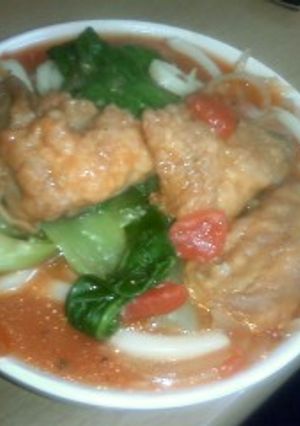 トマト煮込みうどん-レシピのメイン写真
