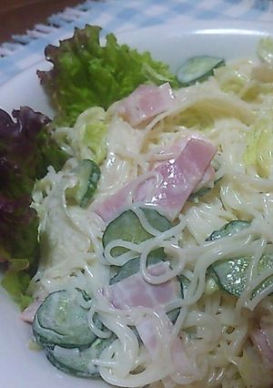 我が家の定番♪そうめんサラダ-レシピのメイン写真