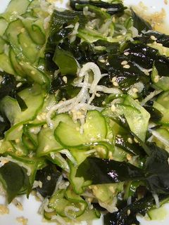 きゅうり・わかめ・じゃこの酢の物-レシピのメイン写真