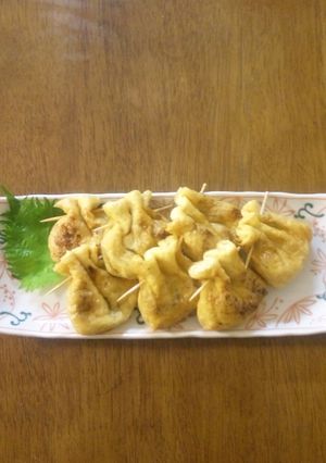 おつまみに。さわやかお揚げ巾着-レシピのメイン写真