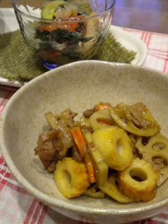豚肉と蓮根の甘辛炒め-レシピのメイン写真