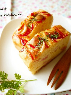 ホットケーキミックスで☆簡単お惣菜ケーキ-レシピのメイン写真