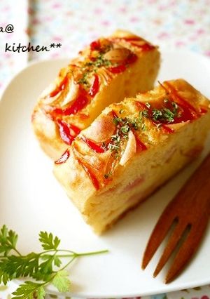 ホットケーキミックスで☆簡単お惣菜ケーキ-レシピのメイン写真