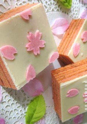 桜の本格バームクーヘン-レシピのメイン写真