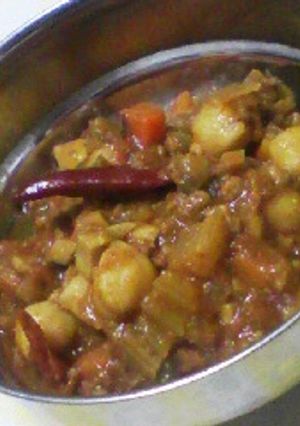 ひよこ豆のドライカレー（体育会系）-レシピのメイン写真