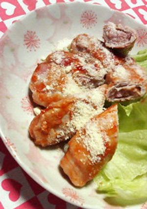 ✿ナポリタン味❀ソーセージの豚肉巻き✿-レシピのメイン写真