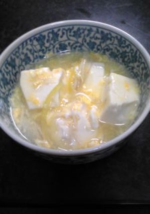 豆腐の卵スープあんかけ-レシピのメイン写真