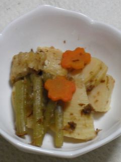 たけのこと蕗の土佐煮-レシピのメイン写真