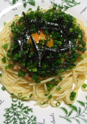 オリジナル納豆パスタ-レシピのメイン写真