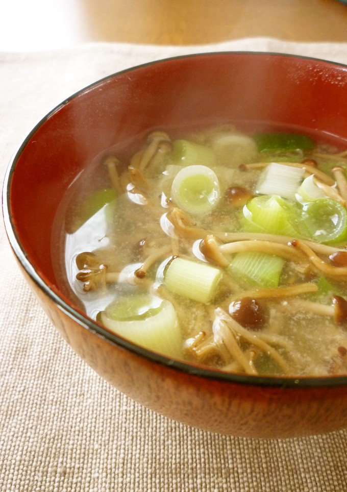 かきの木茸のお味噌汁♪-レシピのメイン写真
