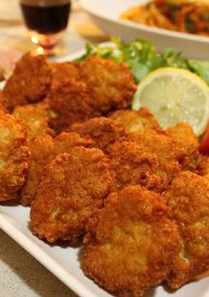 FP使用！ちょっぴり和風なチキンナゲット-レシピのメイン写真