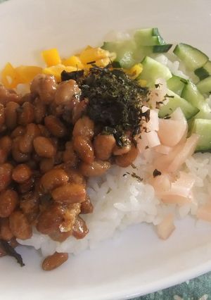納豆のガーリックバター-レシピのメイン写真