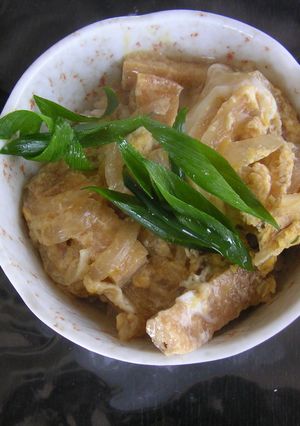 半熟玉子のあぶ玉丼-レシピのメイン写真