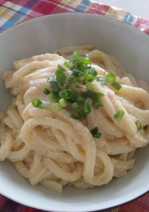 明太クリームうどん-レシピのメイン写真