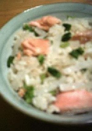 鮭＋大根の炊き込み御飯・味噌仕立て-レシピのメイン写真