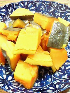 だし不要!昆布の旨みで♪かぼちゃの煮物-レシピのメイン写真