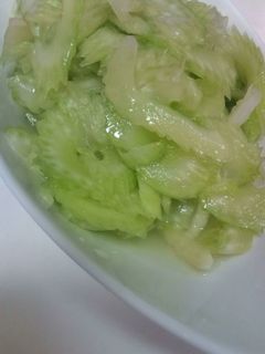 セロリの酢の物-レシピのメイン写真