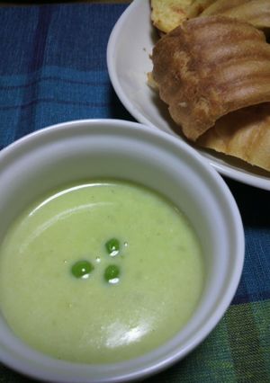 野菜たっぷり♪グリンピースのポタージュ-レシピのメイン写真