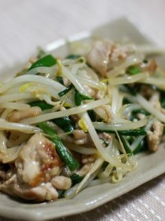 やさしい味のニラもやし炒め-レシピのメイン写真