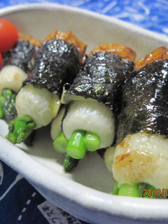 ちくわとアスパラの磯辺巻き-レシピのメイン写真