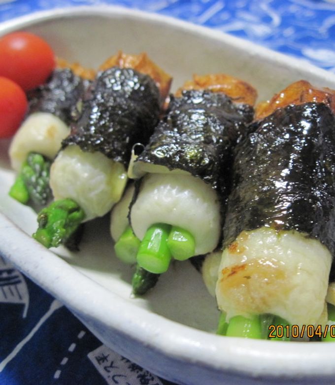 ちくわとアスパラの磯辺巻き-レシピのメイン写真