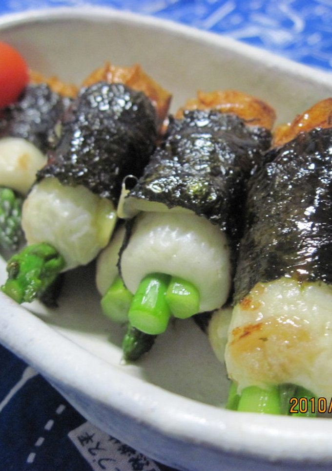 ちくわとアスパラの磯辺巻き-レシピのメイン写真