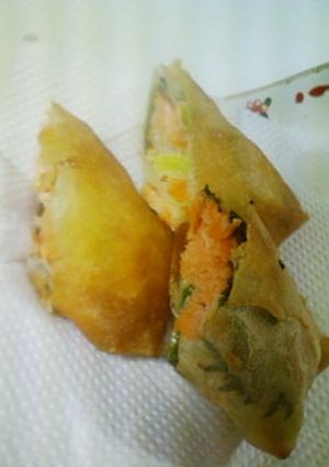 超簡単！鮭春巻き-レシピのメイン写真