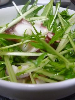 たこと水菜のマリネ-レシピのメイン写真